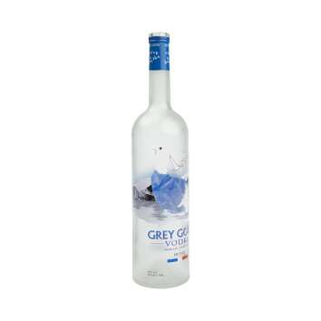 Grey Goose Vodka 1,5l leere Flasche Deko Spardose Lampe Basteln DIY EMPTY Bottle