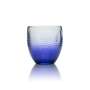 6x Acqua Morelli Wasser Glas 0,25l Tumbler Relief Soda Mineralwasser Gläser blau