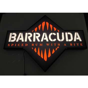 1x Barracuda Rum Werbeschild schwarz LED