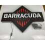 1x Barracuda Rum Werbeschild schwarz LED