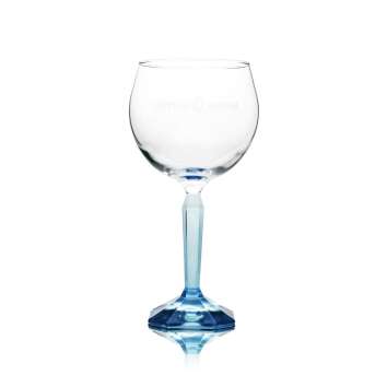 6x Bombay Sapphire Gin Glas Ballonglas blau 68cl
