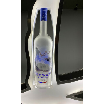 1x Grey Goose Vodka Glorifier LED Gans 1,5l Flaschen