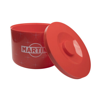1x Martini Wermut Kühler Eisbox rot 10l