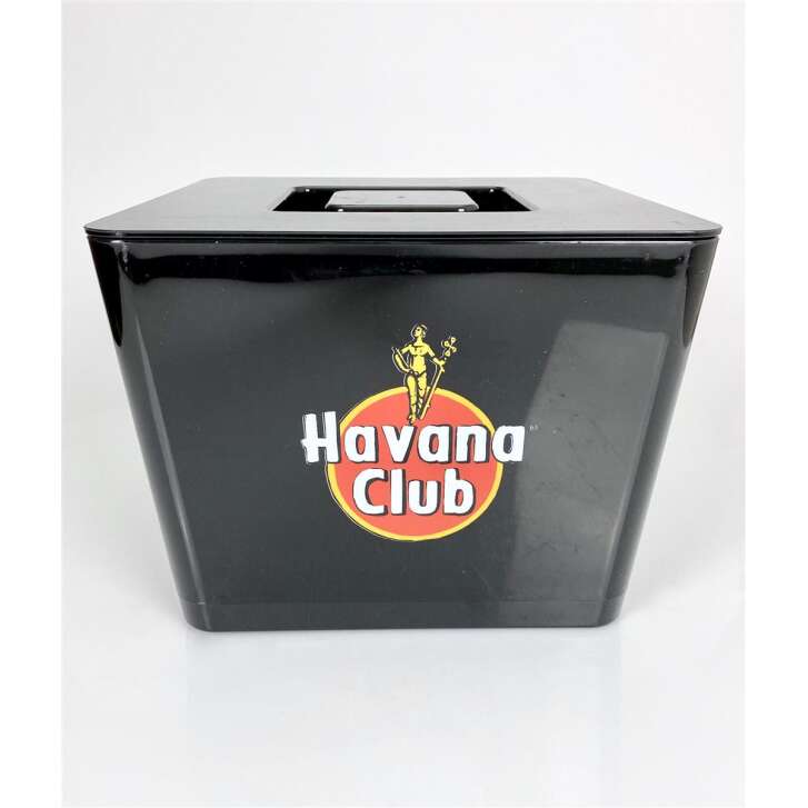 1x Havana Rum Kühler schwarz eckig Eisbox