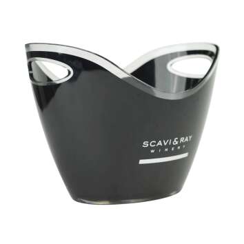 Scavi & Ray Sekt Kühler Single matt schwarz klein gebraucht Eiswürfel Flaschen