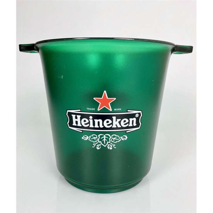 1x Heineken Bier Kühler grün rund single