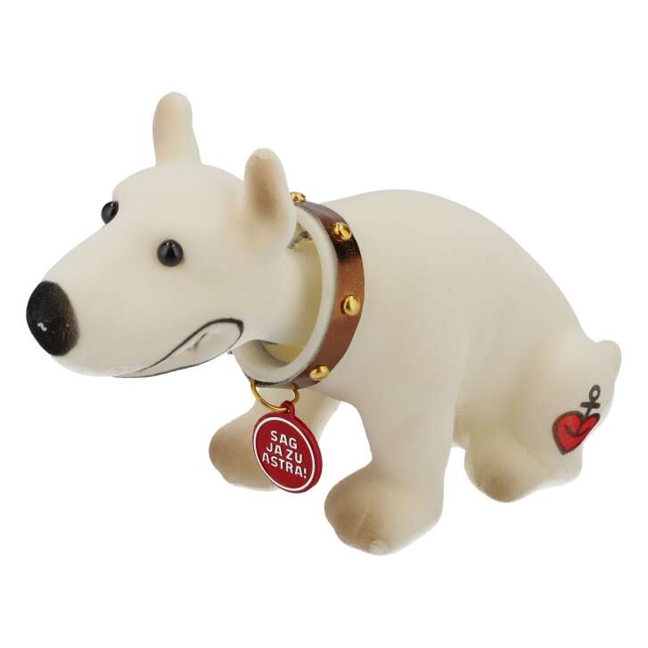 Astra Bier Wackeldackel Terrier klein Reeperbahn Kiez Hamburg grau