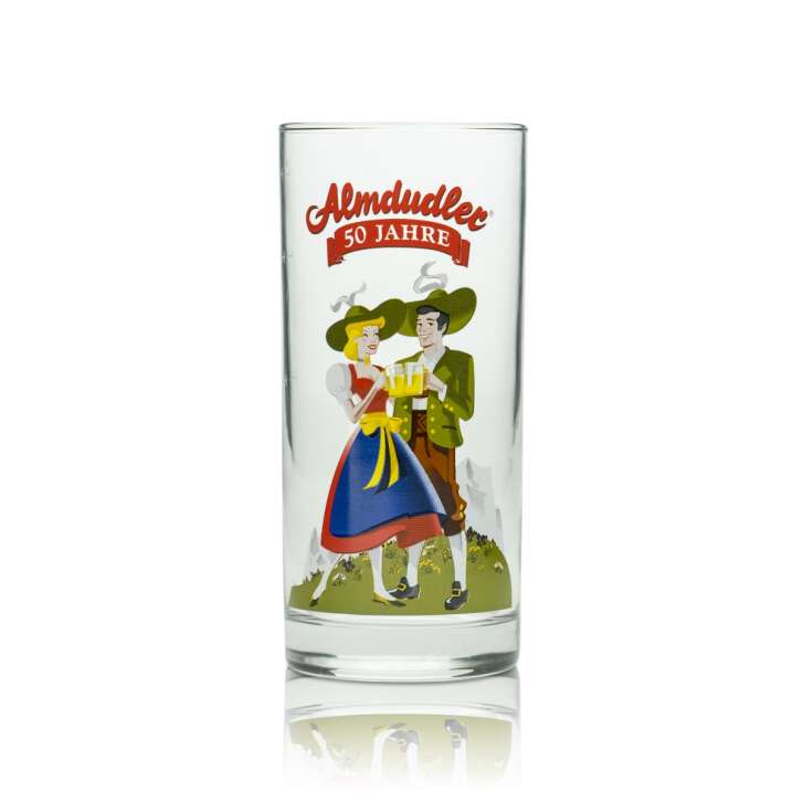 6x Almdudler Softdrink Glas 0,25l Longdrink Kräuter Limo Gläser Ski Winter Bar