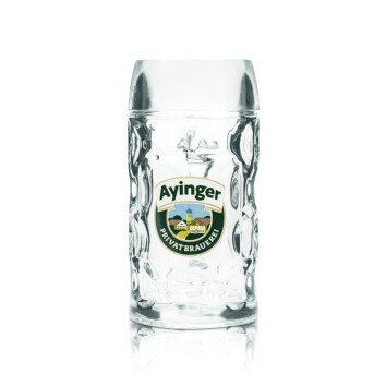 6x Ayinger Bier Glas 0,3l Krug Seidel Humpen Gläser...