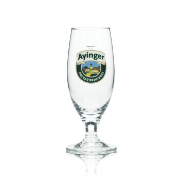 6x Ayinger Bier Glas 0,2l Pokal Tulpe Weißbier...