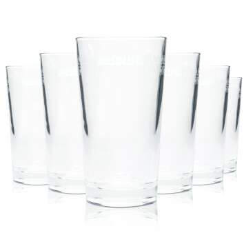 6x Absolut Vodka Glas 0,3l Becher Elyxir Tumbler...