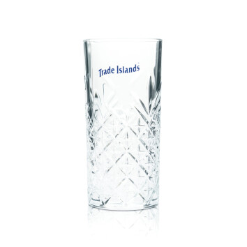 6x Trade Islands Eistee Glas 0,3l Becher Longdrink...