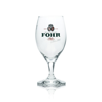 6x Fohr Bier Glas 0,3l Pokal Tulpe Becher Gläser...