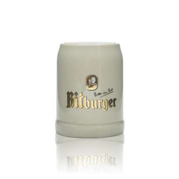 Bitburger Bier Glas 0,5l Krug Seidel Humpen Henkel...