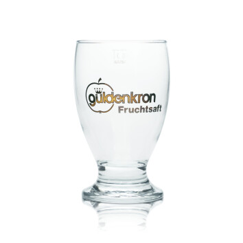 6x Güldenkron Saft Glas 0,3l Becher Pokal Tulpe...