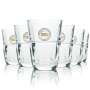 6x Lipton Eistee Glas 0,35l Becher Tumbler Longdrink Kontur Gläser Gastro Bar