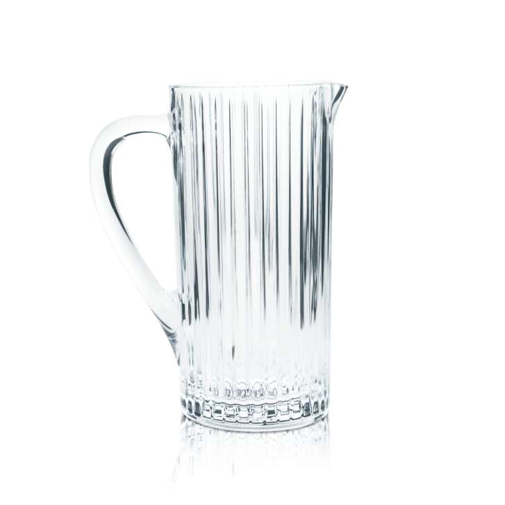 Likör 43 Glas 1l Karaffe Pitcher Kontur Relief Krug Henkel Kanne Gastro Gläser