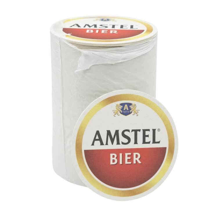 100x Amstel Bierdeckel Untersetzer Coaster Filz Gläser Niederlande Beer Gastro