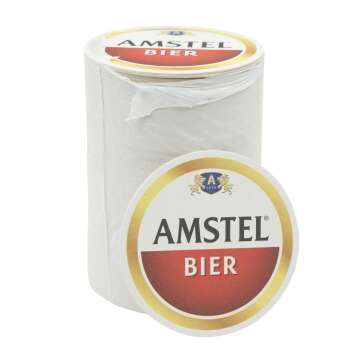 100x Amstel Bierdeckel Untersetzer Coaster Filz...