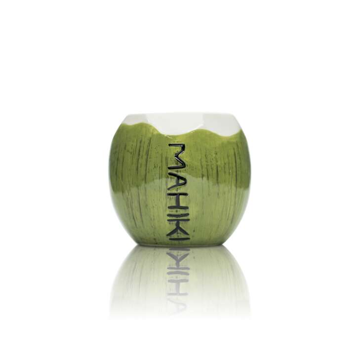 6x Mahiki Rum Becher 0,35l Ton Stein Longdrink Cocktail Kokosnuss Glas Gläser