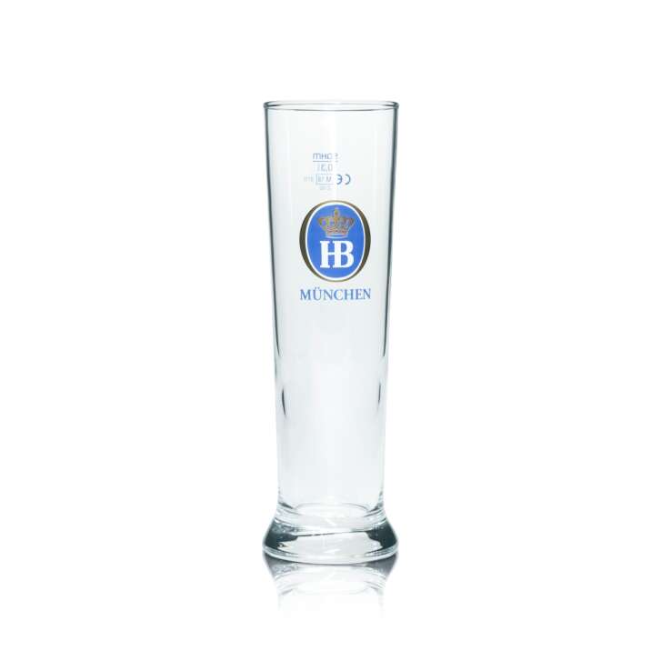 6x HB München Bier Glas 0,3 Pokal Tulpe Gläser Brauerei Bayern Gastro Bar Beer