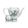 Hendricks Gin Kanne 0,5l Henkel Tee Pot Gläser Tasse Tea Cup Englisch Britain