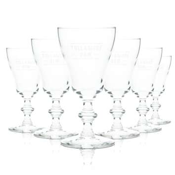 6x Tullamore Dew Whiskey Glas 0,15l Kelch Designstil...
