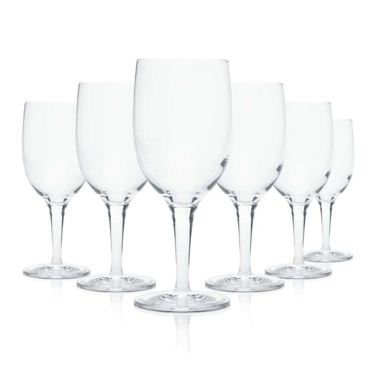 6x Ensinger Wasser Stielglas 0,2l Flöte Tulpe Milano Mineral Soda Gläser Sport