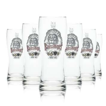 6x Baisinger Glas 0,3l Becher Bier Gläser Manufaktur...