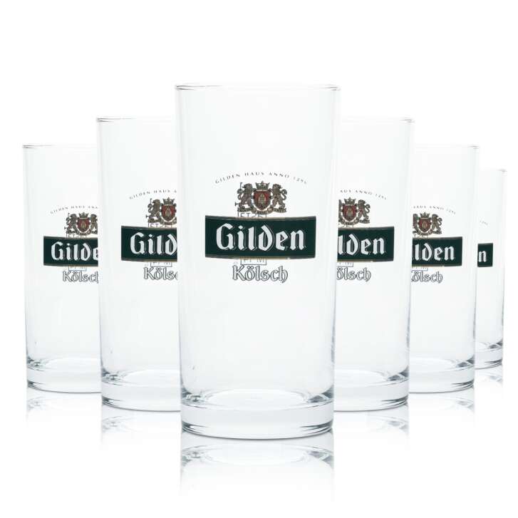 12x Gilden Kölsch Bier Glas 0,1l Stange Becher Gläser Kneipe Karneval Brauerei