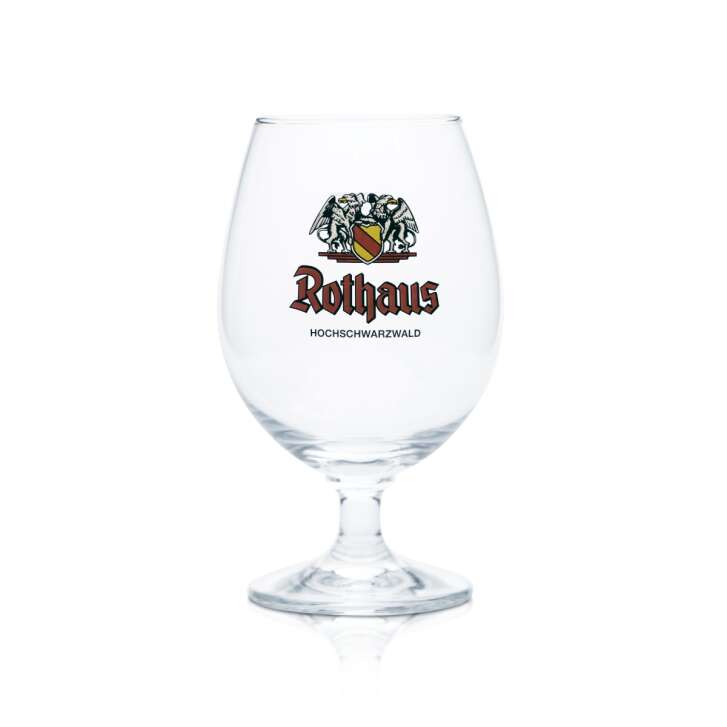 Rothaus Bier Glas 0,4l Tulpe Pokal Gläser Badische Brauerei Gastro Pils Zäpfle