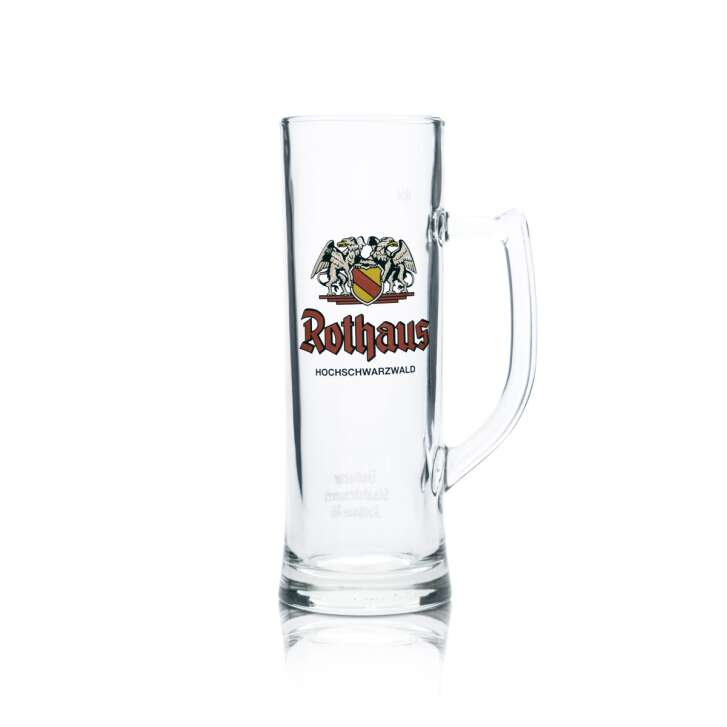 Rothaus Bier Glas 0,5l Krug Badner Seidel Gläser Brauerei Pils Zäpfle Gastro