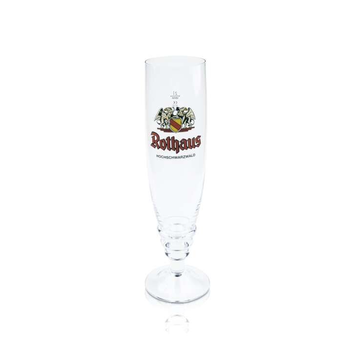 Rothaus Glas 2L XL Pokal Tulpe Bier Gläser Baden Schwarzwald Pils Brauerei Pils
