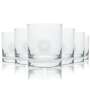 6x Jack Daniels Whiskey Glas 0,2l Tumbler Gentleman Jack Becher Gläser Gastro