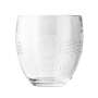 6x Acqua Morelli Wasser Glas 0,25l Tumbler Kontur Premium Gläser Mineral Relief