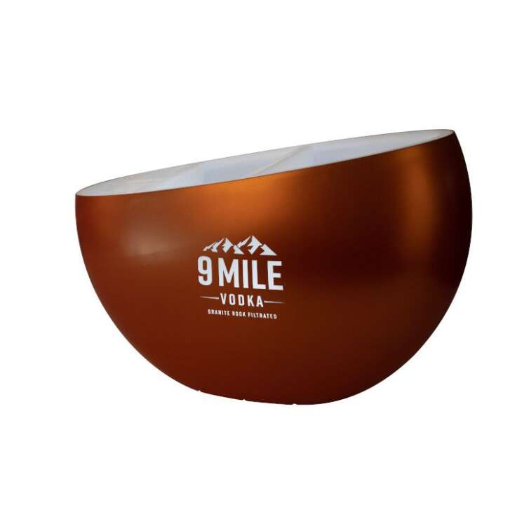 9 Mile Flaschenkühler LED Mattkupfer Serving Tool Branding Eis Gertränke Club
