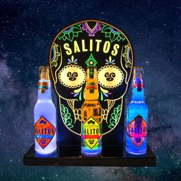Salitos Flaschen Glorifier LED Skull Bottle Display Bar...