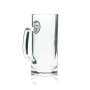6x Amstel Glas 0,5l Krug Seidel Humpen Jug Jar Gläser Bier Gastro Bar Kneipe NL