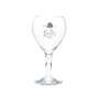 6x Leffe Glas 0,5l Pokal Kelch Tulpe Design-Stiel Bier Gläser Belgium Gastro Bar